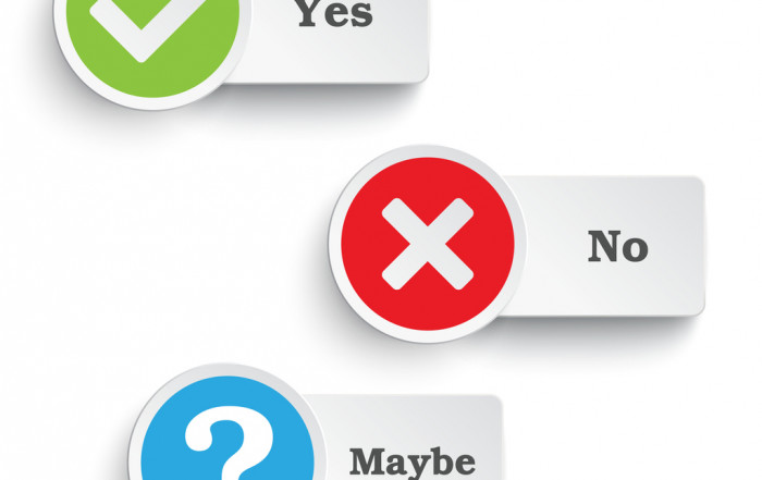 Yes No Maybe Round Icons PiAd